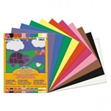 SunWorks Groundwood Construction Paper, 9" x 12", 10-Color, Pack of 500   552050806